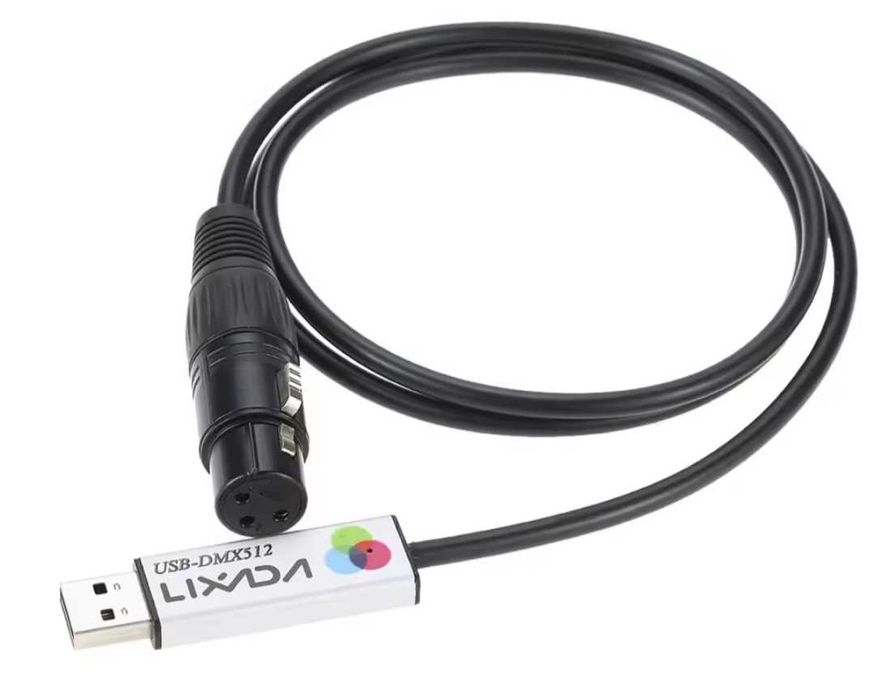 Кабель перехідник Lixada USB - DMX DMX512 контролер