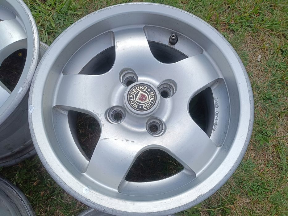 felgi aluminiowe 4x100 vw golf polo renault clio opel youngtimer 7x13 et25