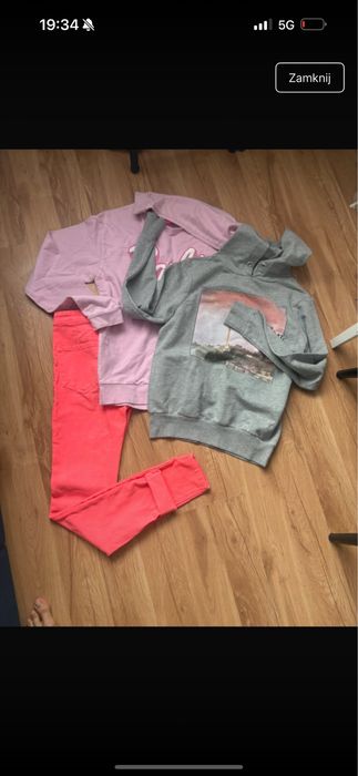 Zestaw bluzy i spodnie roz 152