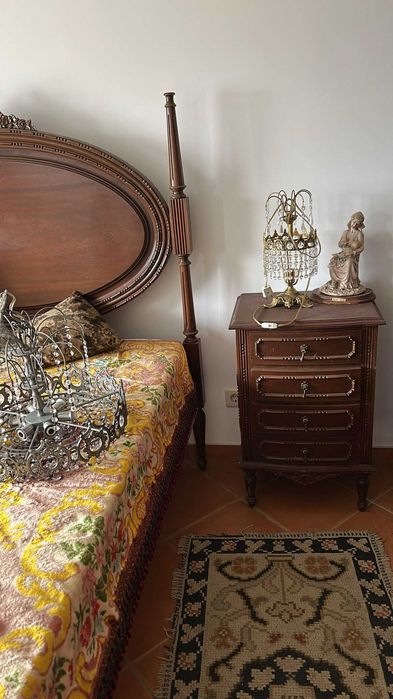quarto casal em madeira maciça