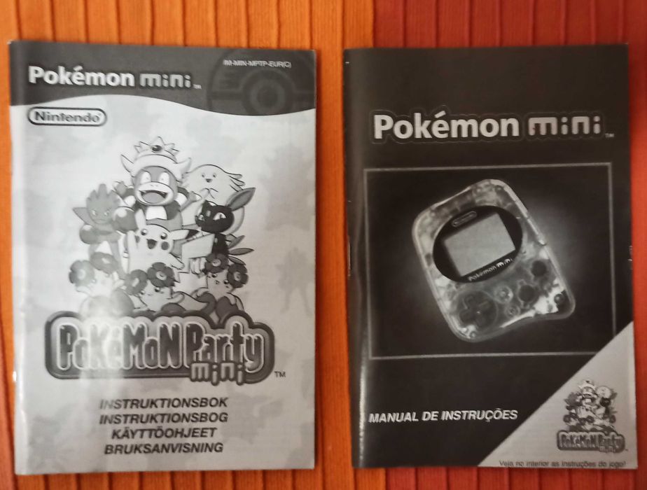 Consola Pokémon Mini + Jogo "Pokémon Party Mini"
