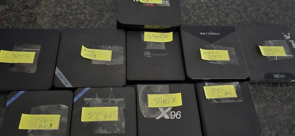 Boxes amlogic s905 a funcionar