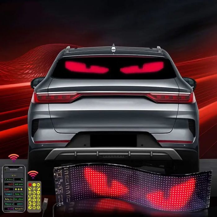 Led-панель анімовані очі, очі диявола.