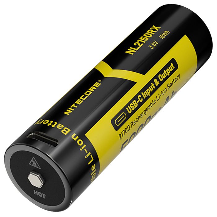 2в1 Акумулятор 21700 + Power Bank Nitecore NL2150RX (5000mAh)