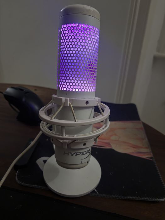 Microphone Hyperx quadcast s white