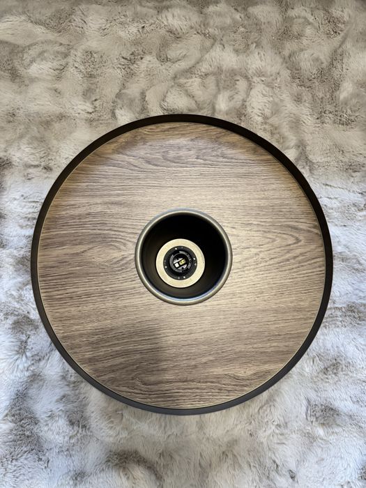 Lampa wiszaca Luminex Bilbao tytanowe zlote