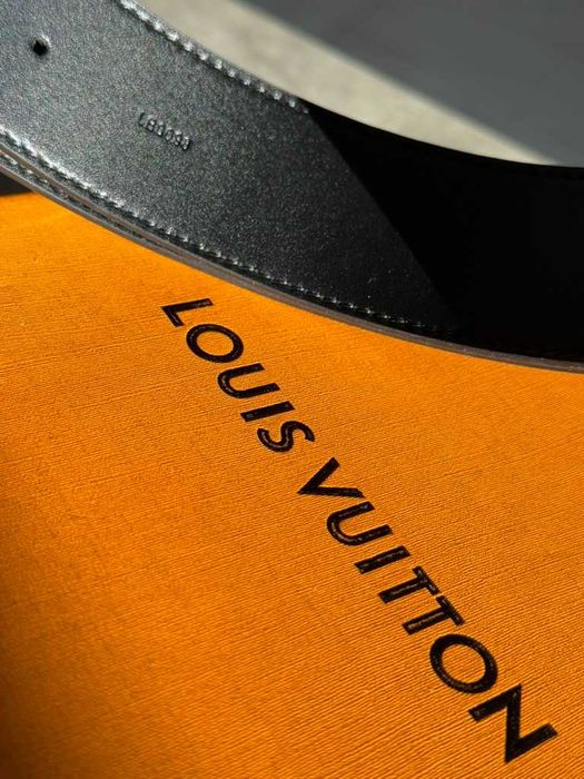 pasek Louis Vuitton LV Initiales Gun Metal  100cm