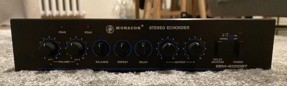 Monacor EEM 2000 ST - BBD MN 3005 -  Stereo Analog Delay / Echo