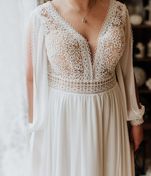 Suknia ślubna boho
