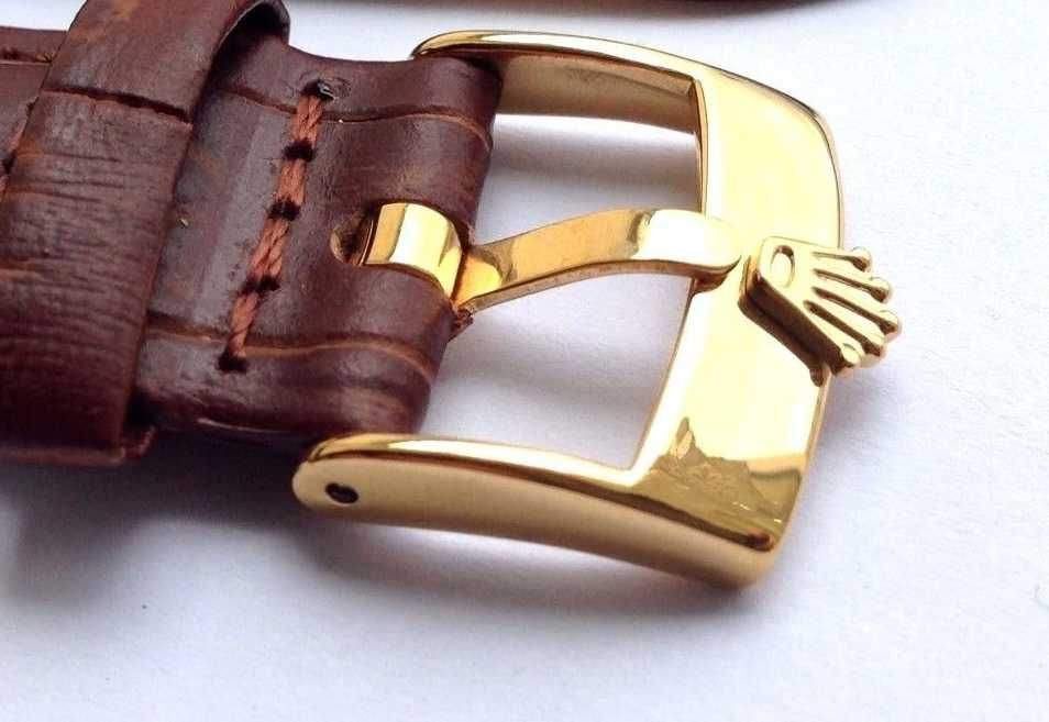 Klamra sprzączka do zegarka Rolex szerokość 16mm złoty kolor zapięcie