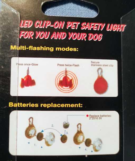 LUZ LED para localizar o seu CÃO a 300m