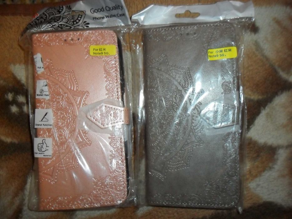 Новые чехлы книжка xiomi redmi note 9