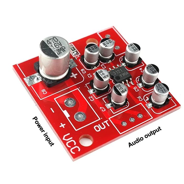 Шумоподавитель BA3121. Гальваническая развязка усилителей мощности. DC