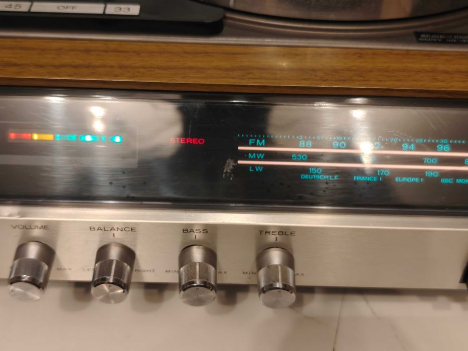 Amplituner z gramofonem SONY HMP-50 ! Unikatowe Combo VINTAGE !