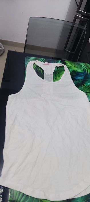 Bokserka biała z napisem