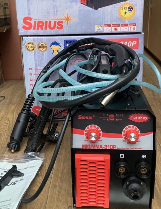 Акция! Полуавтомат Сириус - MIG/MMA310P (газ/флюс/бухта 1-5кг/эл-д)