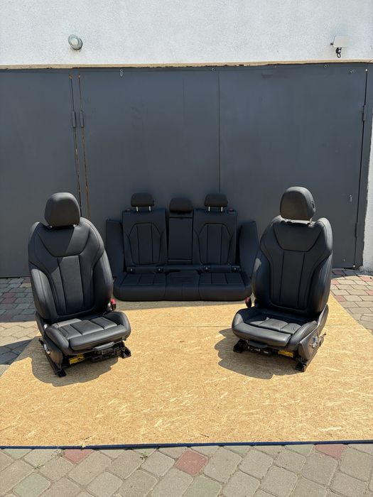 Салон Сидіння BMW Х3 G01 чорна шкіра