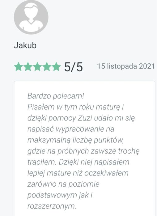 Korepetycje z języka angielskiego