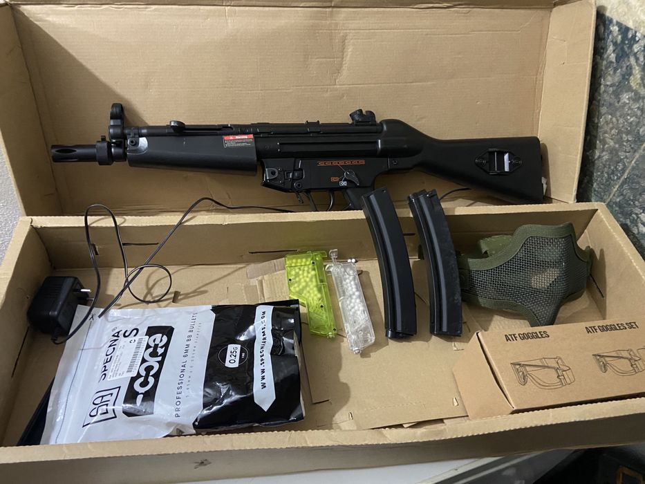 Título: Pack Airsoft M4 A4 + Acessórios (Completa)