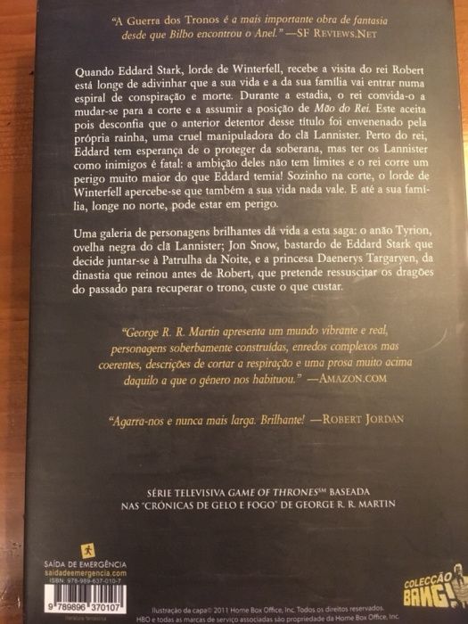 A Guerra dos Tronos - As Crônicas de Gelo e Fogo (Livro 1)