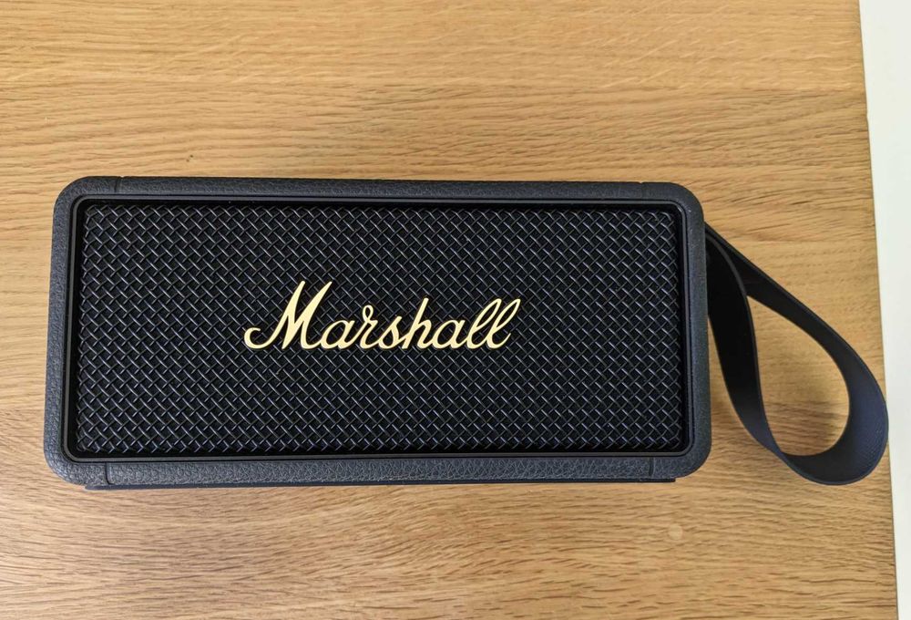 Bluetooth-колонка Marshall Middleton Black and Brass оригінал
