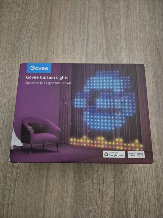 Govee Curtain Lights zasłona kurtna led wi-fi