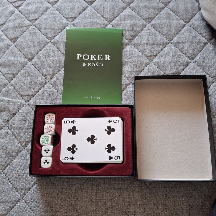Poker & kości gra karciana