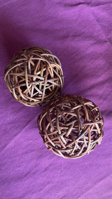 Bola em verga tom castanho usadas