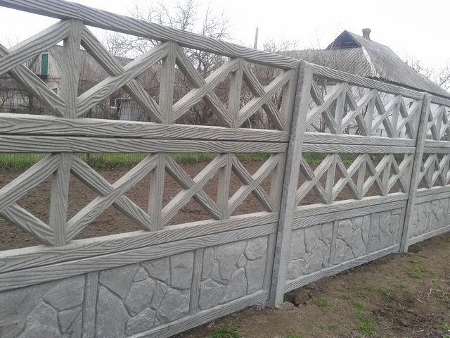 Забор бетонний (Єврозабор), кільця бетонні від виробника