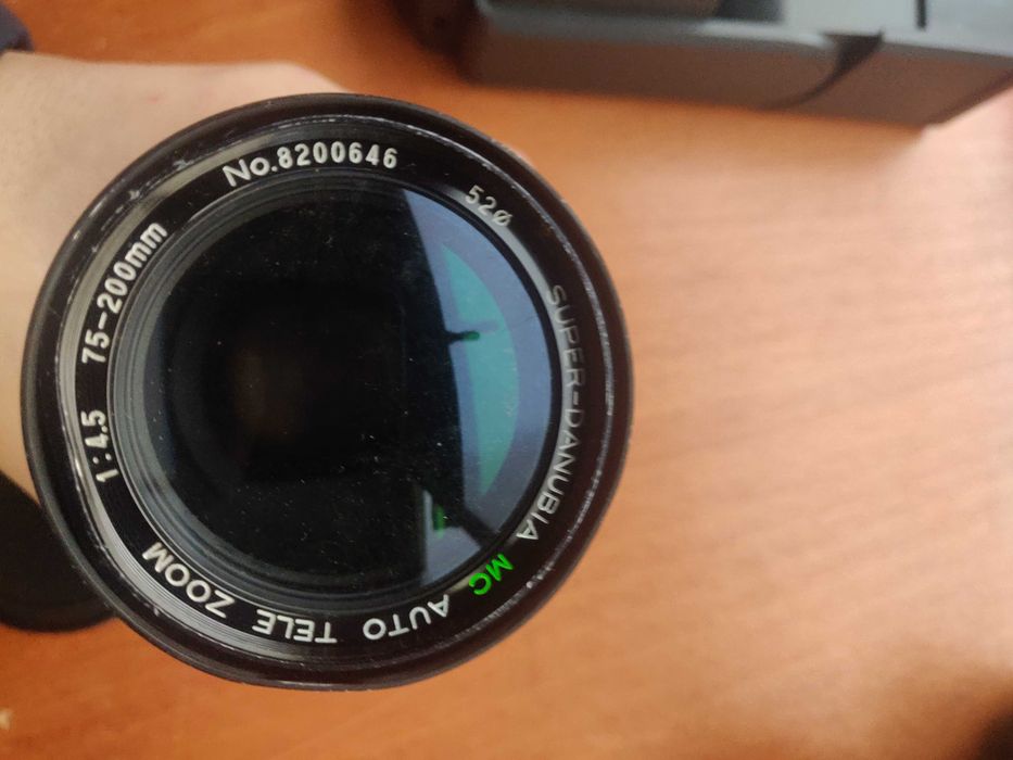 Conjunto máquina fotográfica cosina