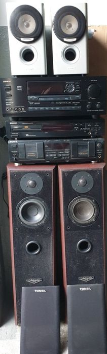 Zestaw Onkyo  Pioneer Sony Marantz Tonsil Maestro 80 Akai  Philips