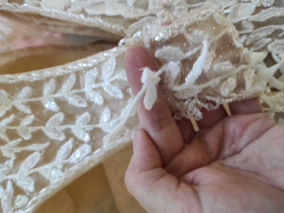 Suknia ślubna muślinowa