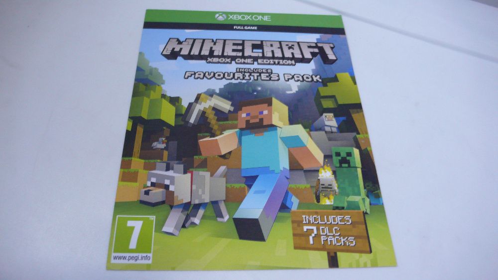 Minecraft XBox One edition kod do pobrania