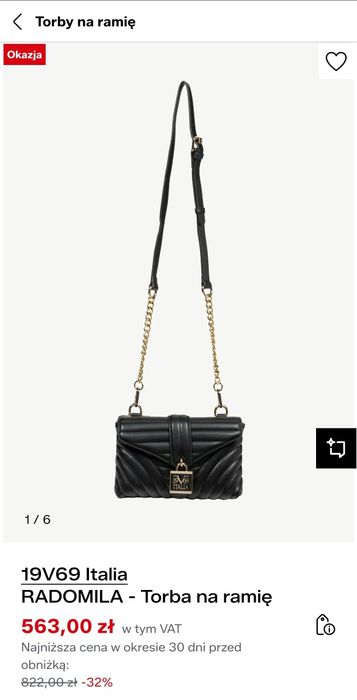 Torebka 1969 Versace Mediolan