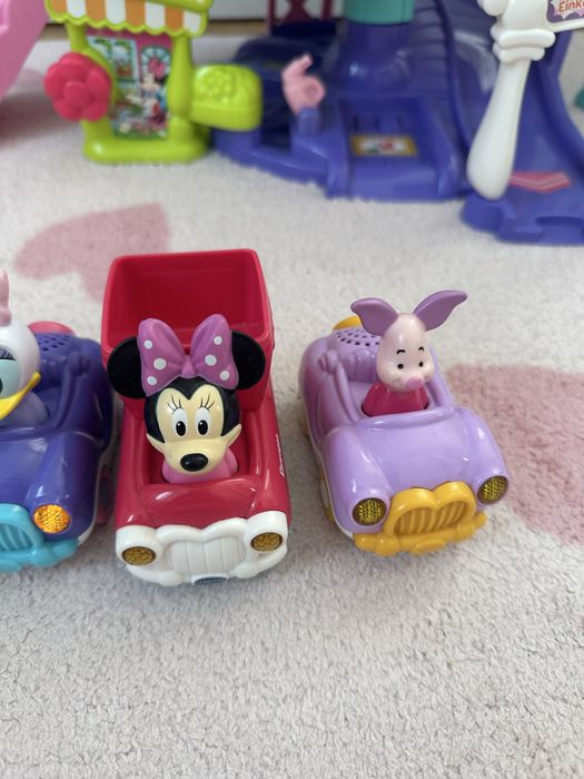 VTech tut tut autka Minnie Mouse 4 samochodziki