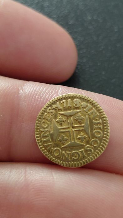 Moeda  ouro, Pinto de D. João V 1718