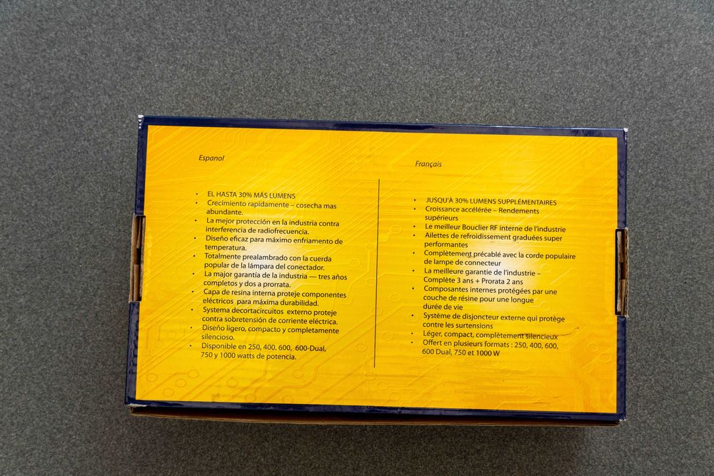 Zasilacz LUMATEK 600W 240V