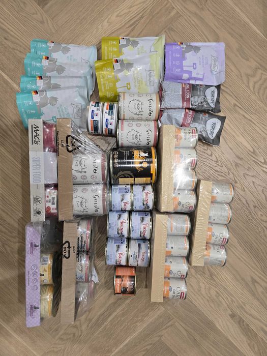 Karmy dla kota CatzFinefood, Gussto, Feringa, MACs, Purizon, Mjamjam