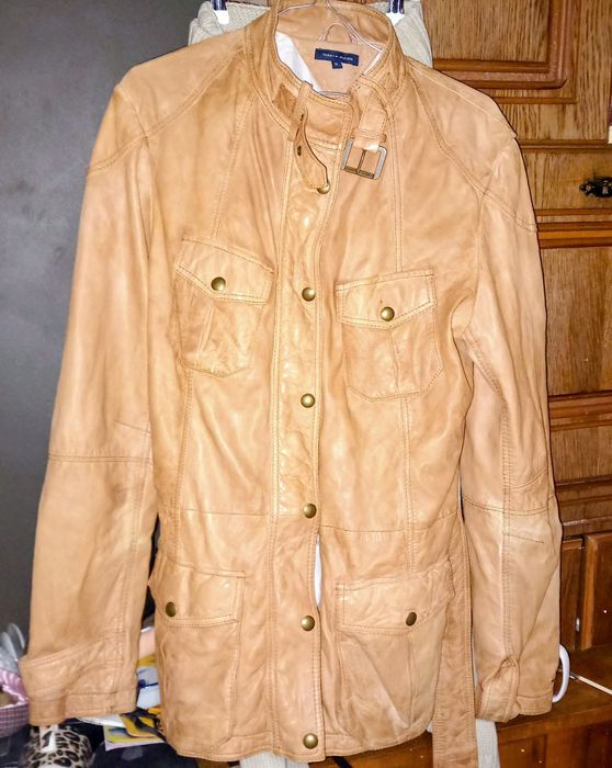 Tommy hilfiger kurtka ze skóry naturalnej stan bardzo dobry Polecam