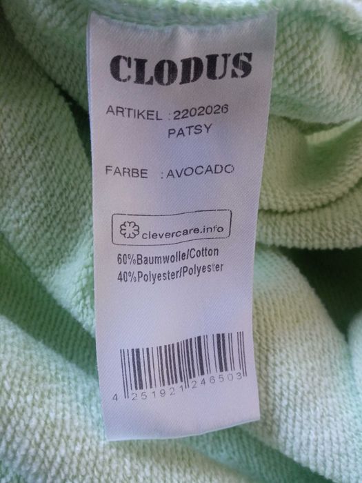 Clodus damska bluza przez głowę z kapturem r L