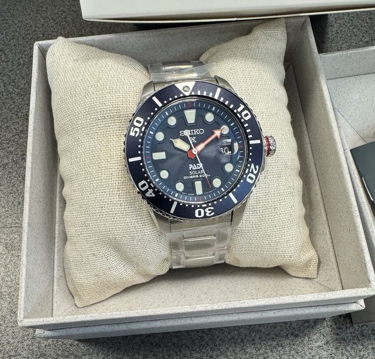 *NOVO* Seiko Solar SNE549P1 Padi dial (43.5mm)