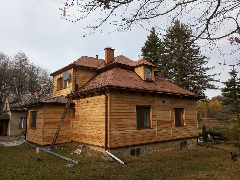 Malowanie dachów i elewacji