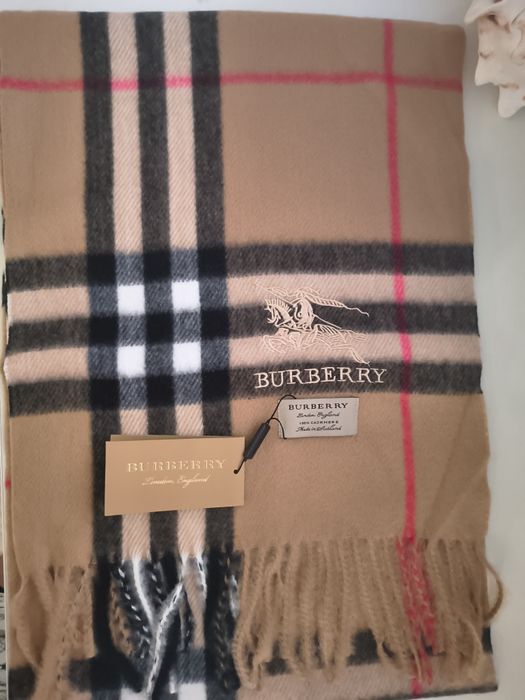 Szalik szal Burberry kaszmir