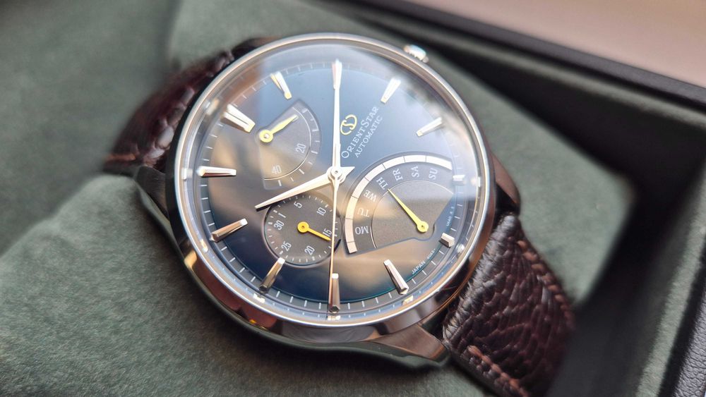 Orient Star Retrograde - Wysoki model - Pełen zestaw - Automat !!!