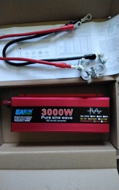 Inversor onda pura 3000w 12v - 220v