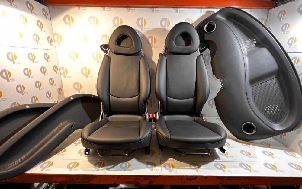 Interior bancos smart fortwo 450 pele
