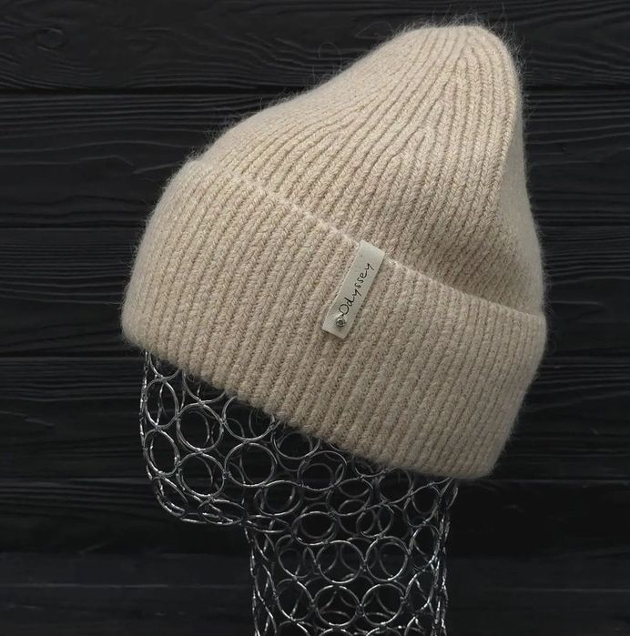 Зимова тепла шапка ангорка.НОВА.ЖіночаТренд 2026року. шапка .