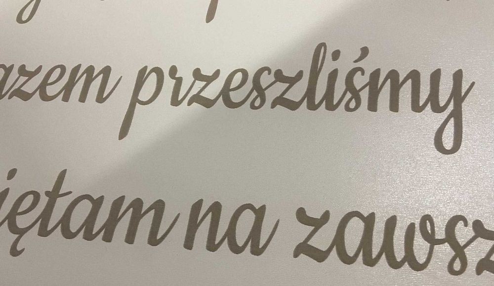 Tabliczka Mężu ze wszystkich spacerów ślub 37x50cm biała kościół