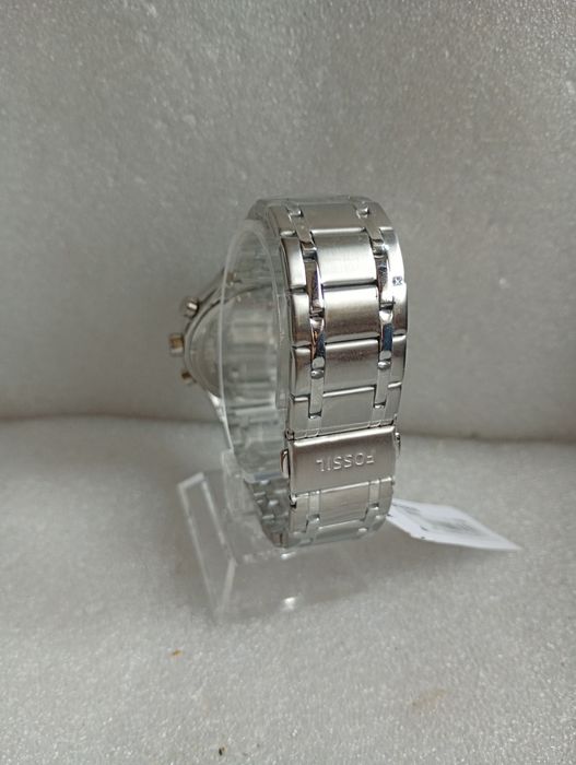 Męski zegarek FOSSIL BQ2808 FENMORE silver oryginalny elegancki stoper