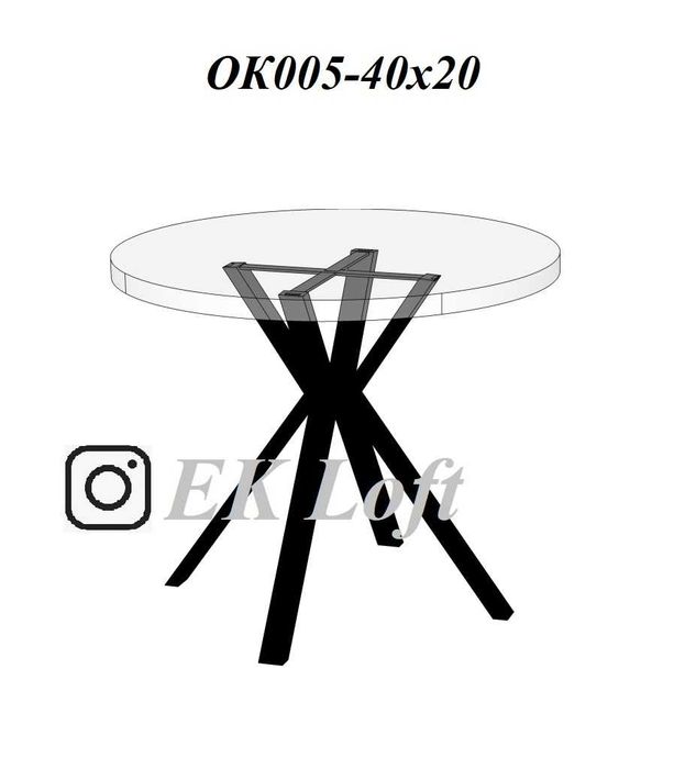 Металеві ніжки. Опори столів для кафе. Опори лофт. Ніжки лофт.